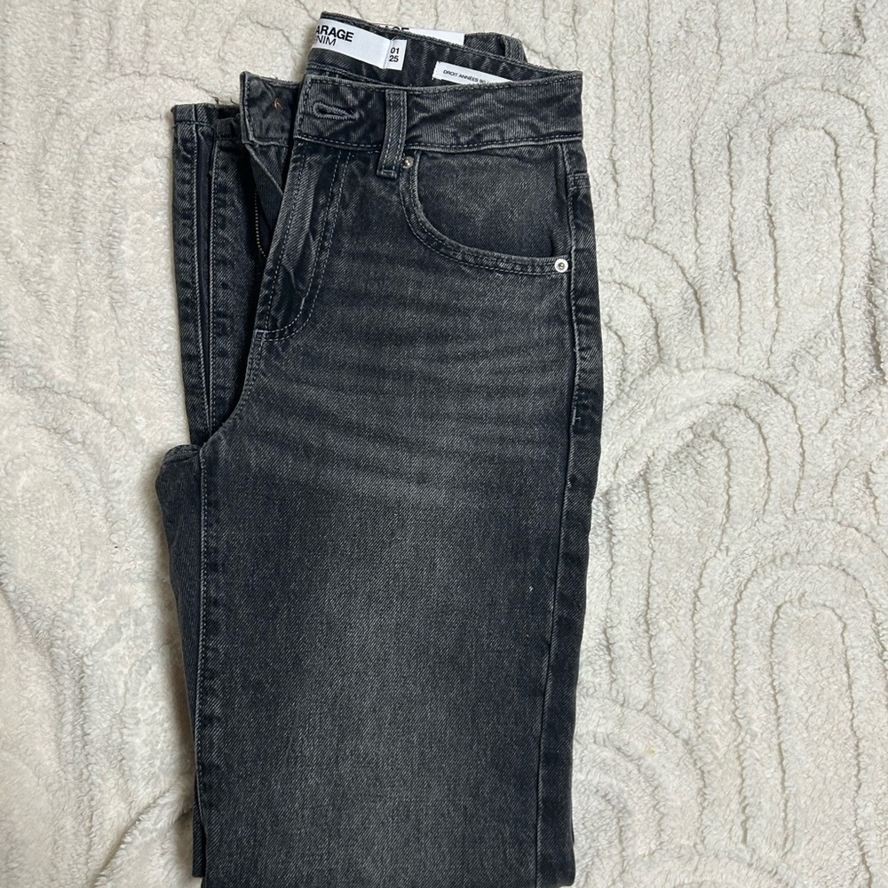 Garage Black Denim Jeans Size 1